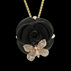 Sarah Kern Kollektion|Kettenanhänger^Schmuck Kettenanhänger Rosa aus 925 Sterling Silber für Damen Friends