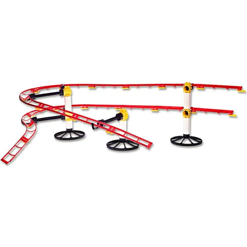 Kinder|Nuggets & Murmeln^Cristalica Kinderspiel Murmelbahn 95-teilig, 4 Meter lang