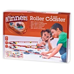 Kinder|Nuggets & Murmeln^Cristalica Kinderspiel Murmelbahn 95-teilig, 4 Meter lang