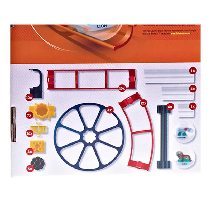 Kinder|Nuggets & Murmeln^Cristalica Kinderspiel Murmelbahn 95-teilig, 4 Meter lang