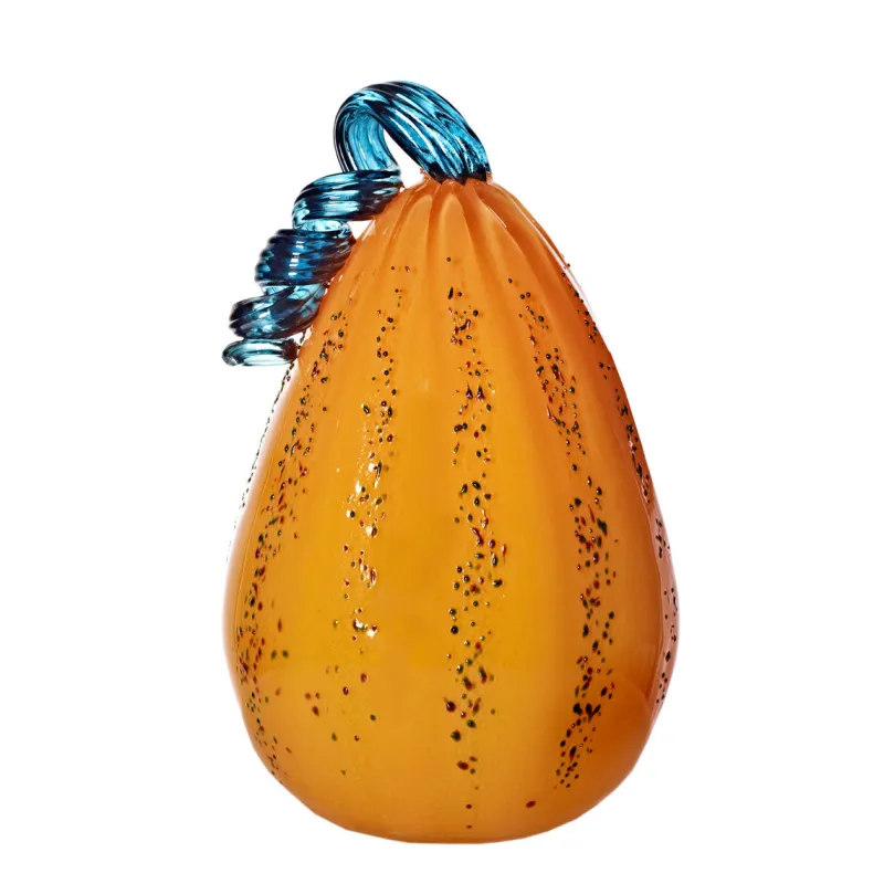 Halloween|Obst & Gemüse^Cristalica GmbH Kürbis Gemüse 31cm Glas Früchte Figuren Küche Vitrine Sammeln Glaskunst