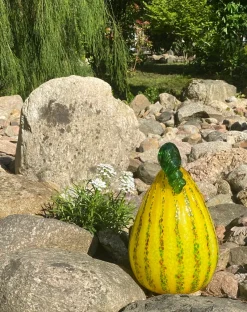 Halloween|Obst & Gemüse^Cristalica GmbH Kürbis Gemüse 31cm Glas Früchte Figuren Küche Vitrine Sammeln Glaskunst