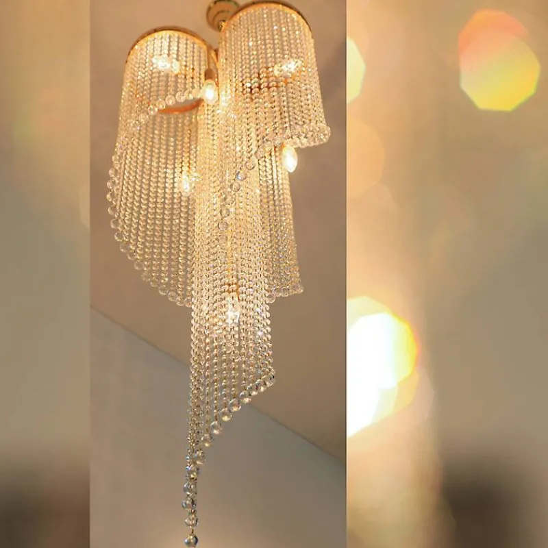 Leuchter & Lampen^Beleuchtung Kronleuchter Cressida Erleuchtung, Gold/Transparent, aus Glas