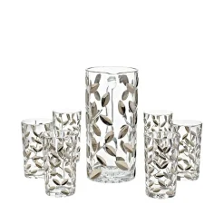 Gläser Mit Karaffe^Art Glass Krug Edelrausch mit 6 Bechern 7-tlg. (1200ml/250ml)