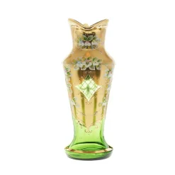 Kanne & Krug^Art Glass Krug Green Queen 1250 ml, Grün/Gold, aus Glas