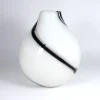 Vasen^Amara Design Kugelvase Black & White 26cm