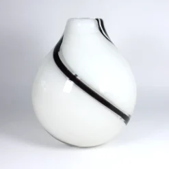 Vasen^Amara Design Kugelvase Black & White 26cm