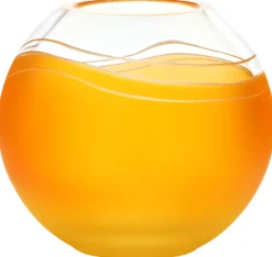 Vasen^German Crystal Kugelvase 