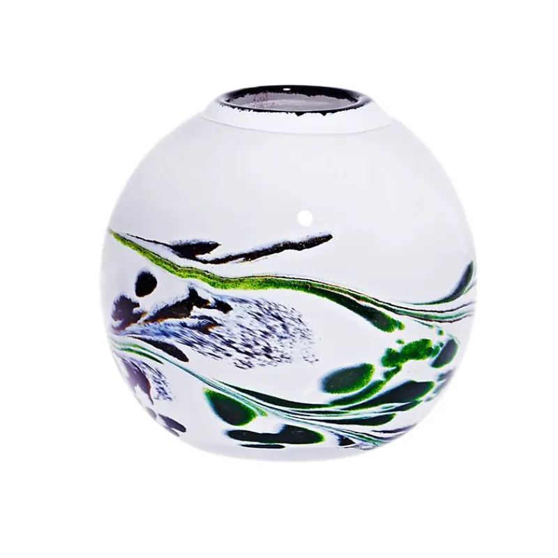 Vasen^Art Glass Kugelvase "Farbenzauber" (11cm)