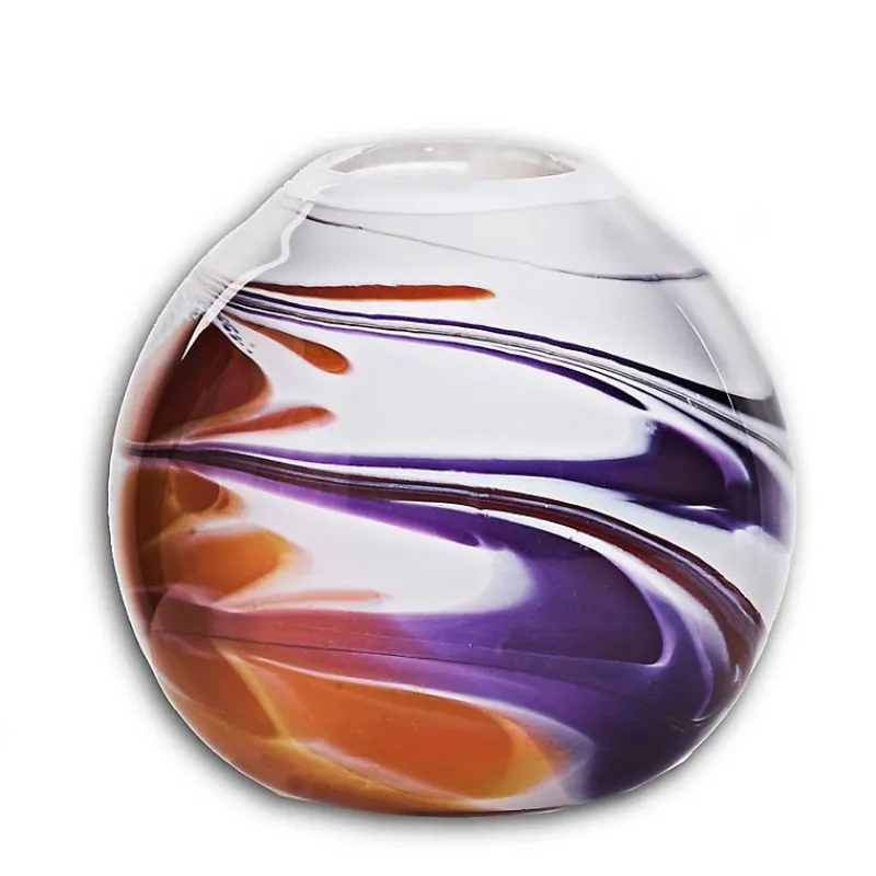 Vasen^Art Glass Kugelvase "Farbenzauber" (11cm)