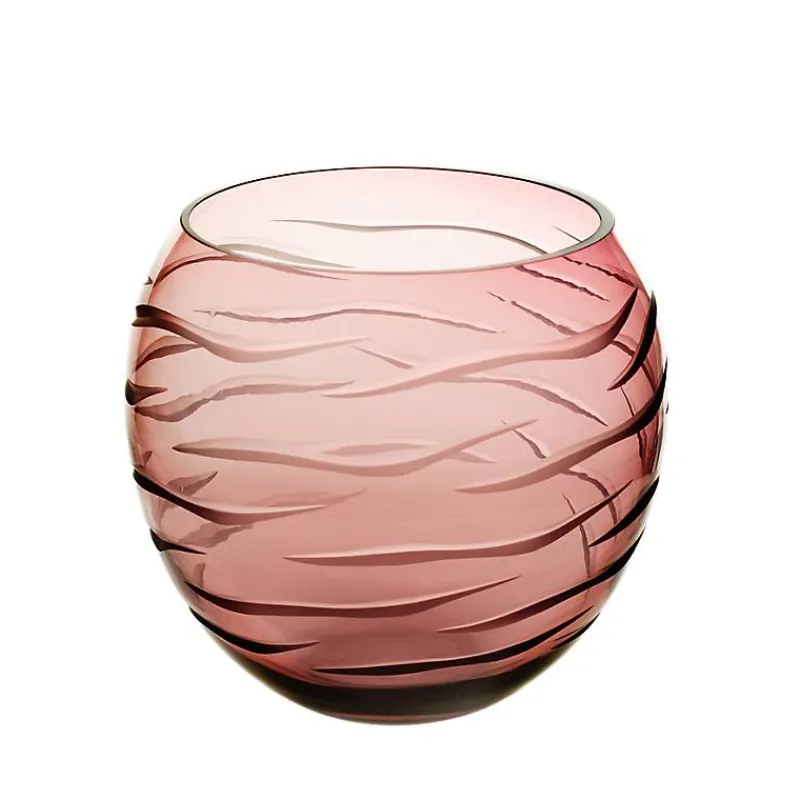 Vasen^Art Glass Kugelvase Jozefina lila "Art Queen" (23cm)