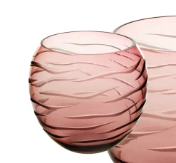 Vasen^Art Glass Kugelvase Jozefina lila