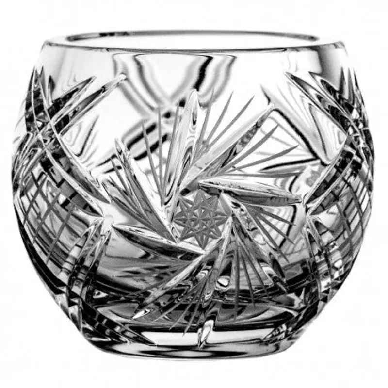 Vasen^Glaswaren sonstige Kugelvase Schleuderstern 9,5cm