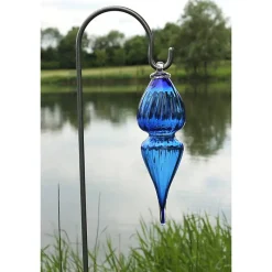 Kugeln & Zapfen^Art Glass Kugelzapfen Gartenflair 1 inkl Stab (40cm)