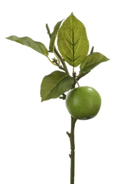 Ostern|Ostern^Dekorationswaren Kunstblume Apfelzweig/Apfel (31cm)