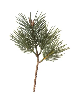 Kunstblumen^Dekorationswaren Kunstblume Kiefernzweig grün 22cm