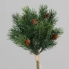 Kunstblumen^Cristalica Kunstblume Tannen 28 cm mit Zapfen
