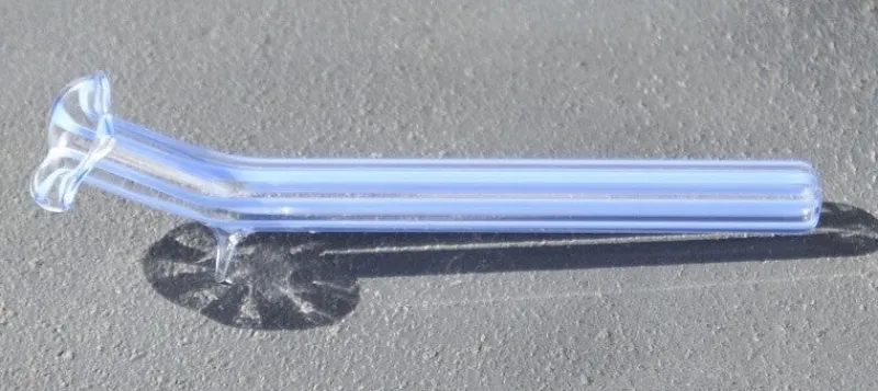 Vasen|Ostern^Glass Materials Liegeväschen mit Farbstreifen Glas 10cm