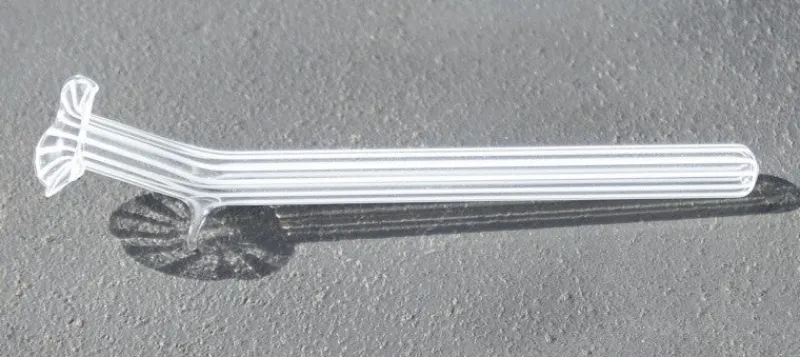 Vasen|Ostern^Glass Materials Liegeväschen mit Farbstreifen Glas 10cm