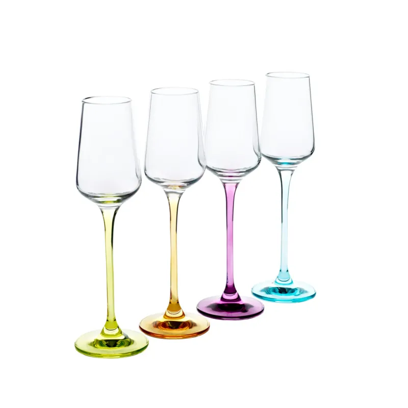 Likör & Wodkagläser^Cristalica Likörglas Charisma Colour 100ml grün