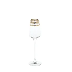 Likör & Wodkagläser^Cristalica Likörglas Charisma Golden Flower 100ml