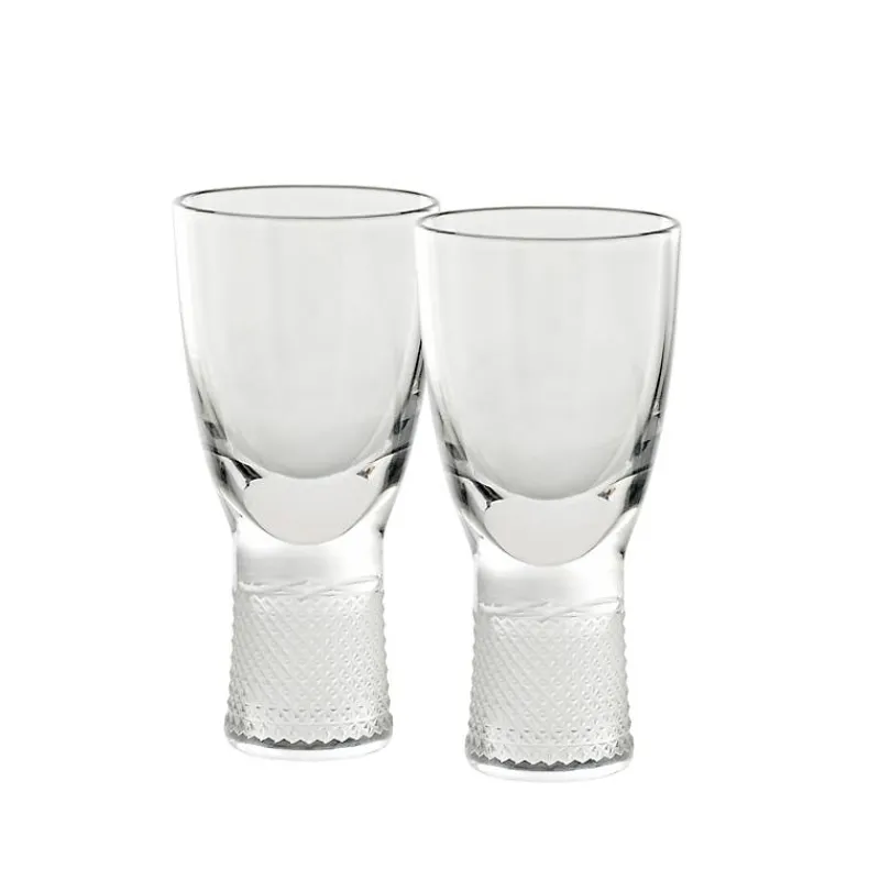 Likör & Wodkagläser^Fan Unikate Likörglas Fine and Divine 50ml, Transparent, aus Bleikristall