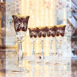 Likör & Wodkagläser|Farbige Gläser^Cristalica Kingdom Likörglas Golden Grape (60ml)