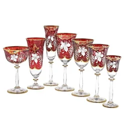 Likör & Wodkagläser|Farbige Gläser^Cristalica Kingdom Likörglas Golden Grape (60ml)