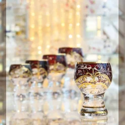 Likör & Wodkagläser|Farbige Gläser^Cristalica Kingdom Likörglas Golden Grape (60ml)