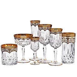 Likör & Wodkagläser^Cristalica Kingdom Likörglas Golden White ''Edelrausch'' (60ml)