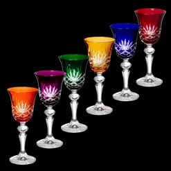 Likör & Wodkagläser|Farbige Gläser^Cristalica Likörglas Handgeschliffen Laura 60ml