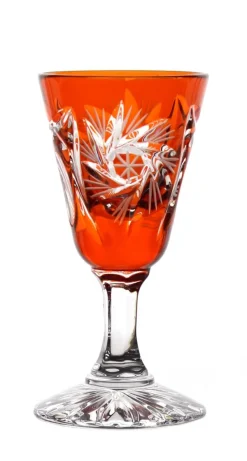 Likör & Wodkagläser|Farbige Gläser^Cristalica Kingdom Likörglas Schleuderstern 25 ml