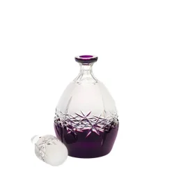 Gläser Mit Karaffe^Art Glass Likörset King 3-tlg. violett
