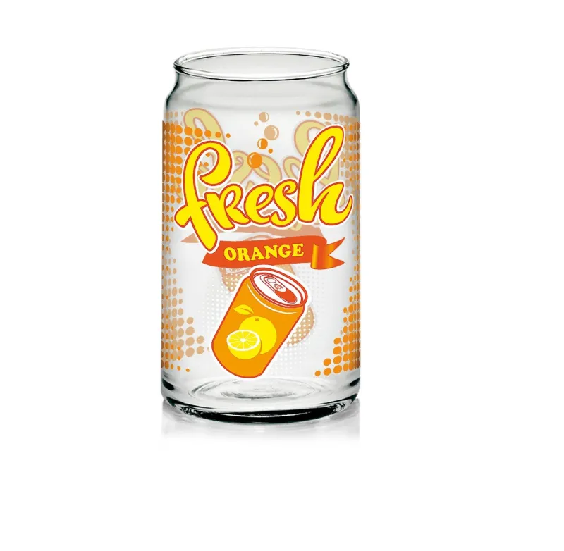 Frauen|Saft- & Wassergläser^Cristalica Limoglas Trinkbecher Lemon, Orange, Cola 450 ml