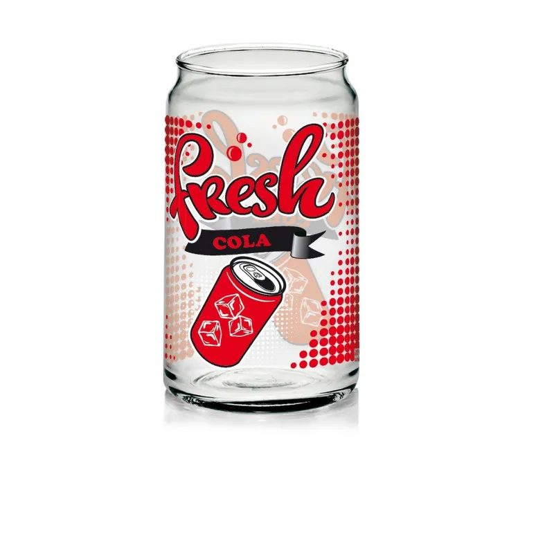 Frauen|Saft- & Wassergläser^Cristalica Limoglas Trinkbecher Lemon, Orange, Cola 450 ml