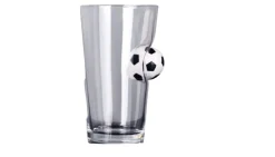 Sport & Hobby|Männer^Cristalica Longdrink Glas mit Golfball oder Fußball