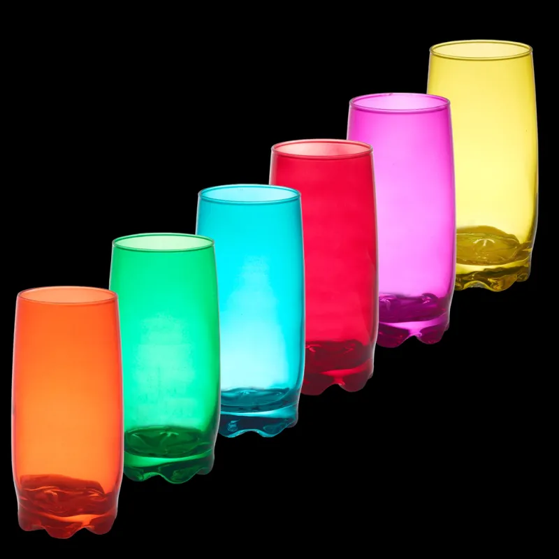 Saft- & Wassergläser|Longdrinkgläser^Cristalica Longdrinkglas ca. 350ml Bunt