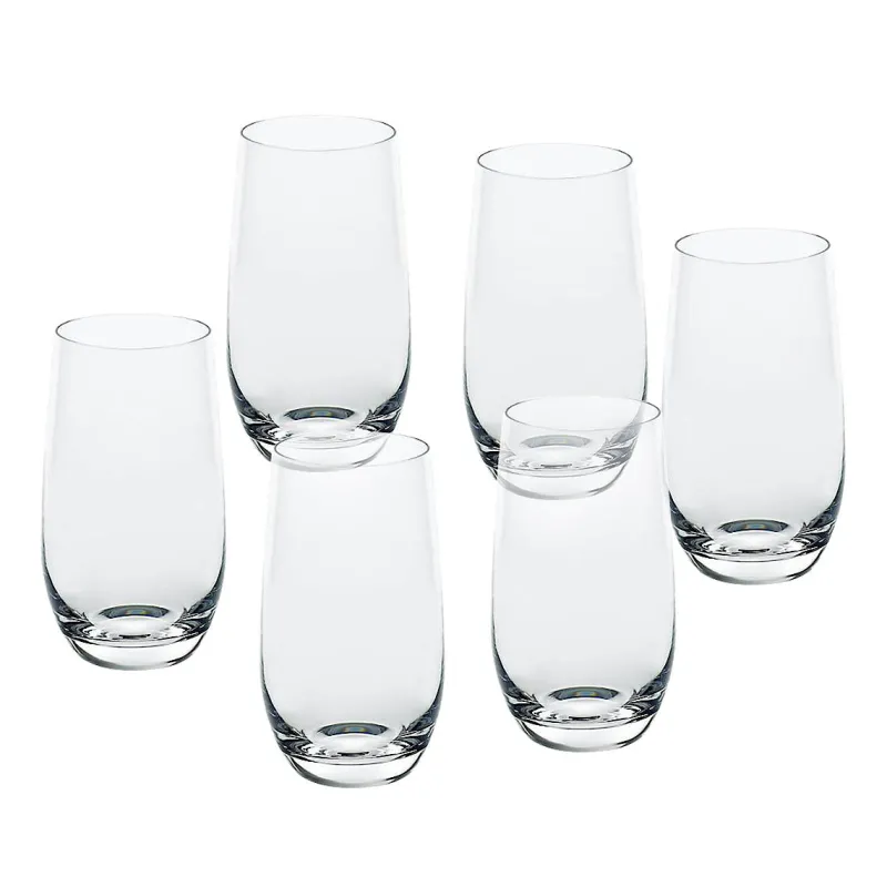Einweihung|Gläserset^Cristalica Longdrinkglas Charisma 6er-Set 450ml