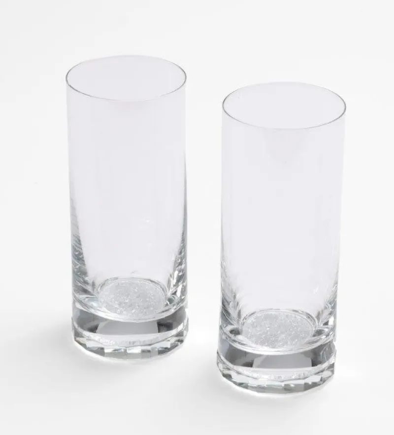 Longdrinkgläser^Cristalica Longdrinkglas Crystal Diamonds 390ml