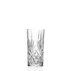 Longdrinkgläser^Cristalica Longdrinkglas Melodia 360 ml Trinkbecher Kristallglas Retroschliff