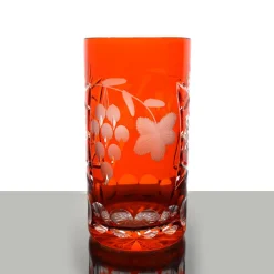 Longdrinkgläser|Farbige Gläser^Cristalica Kingdom Longdrinkglas Traube 340ml