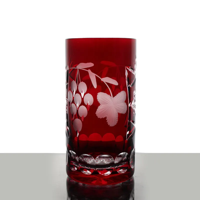 Longdrinkgläser|Farbige Gläser^Cristalica Kingdom Longdrinkglas Traube 340ml