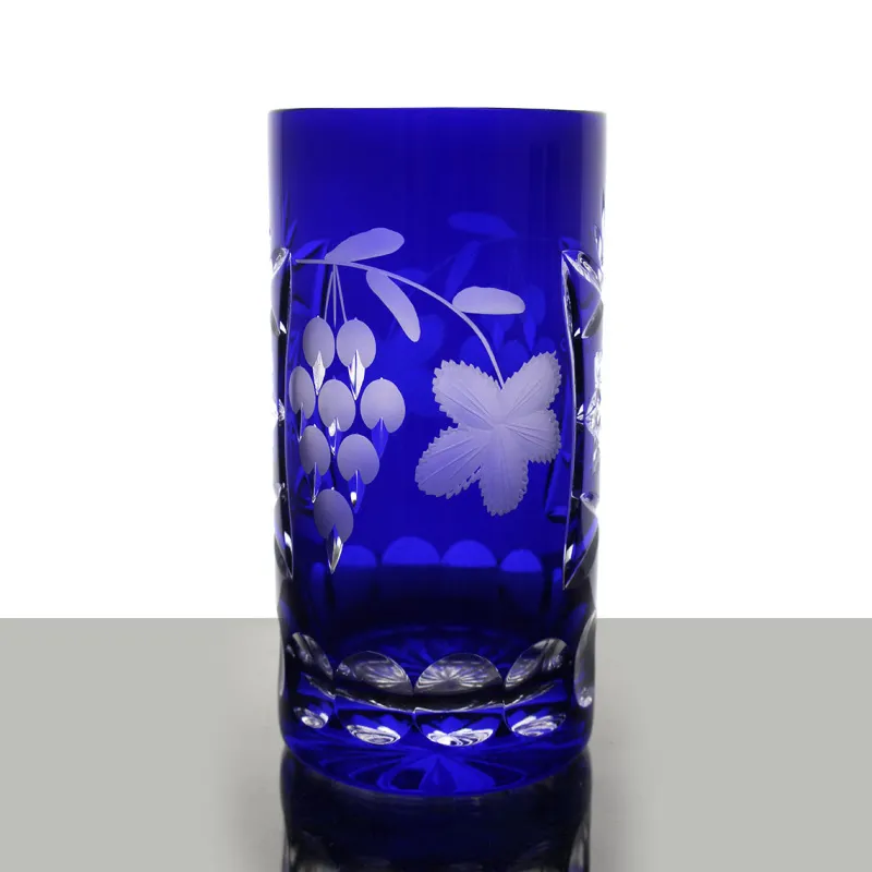 Longdrinkgläser|Farbige Gläser^Cristalica Kingdom Longdrinkglas Traube 340ml