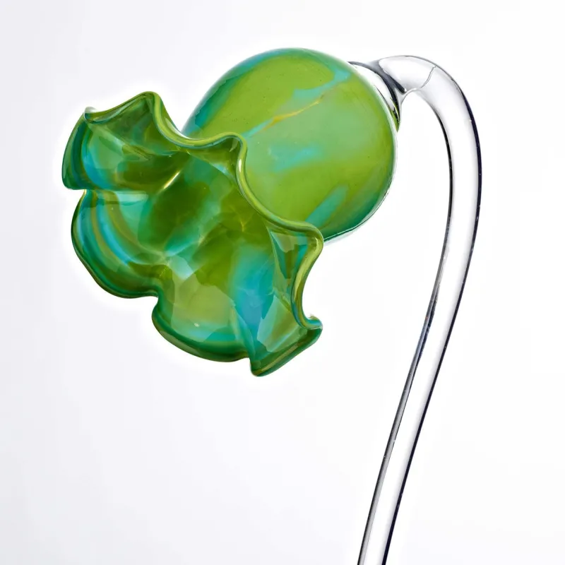 Blüten^Art Glass Maiglöckchen auf Stab Gartenflair 1 (90cm)