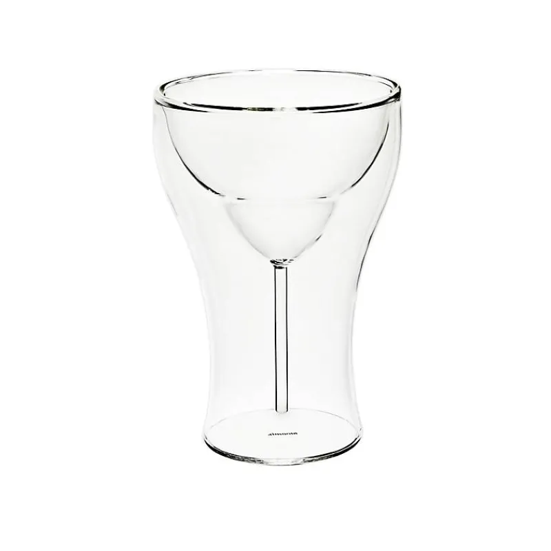 Gläser Doppelwandig|Cocktailgläser^Fan Unikate Margaritaglas Thermo 300ml