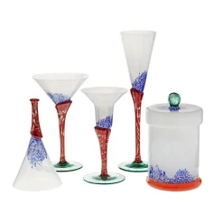 Farbige Gläser|Cocktailgläser^Art Glass Martiniglas Steinlook150 ml