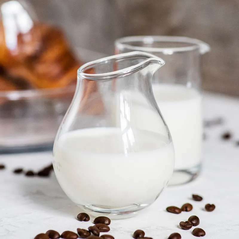 Milch & Zucker^Cristalica Kingdom Milchkanne Latte 0,2 Liter, Höhe ca. 10,5cm Klarglas