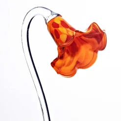 Blüten^Art Glass Miniglocke auf Glasstab 