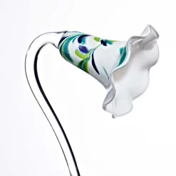 Blüten^Art Glass Miniglocke auf Glasstab 