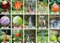 Blüten^Art Glass Miniglocke auf Glasstab 